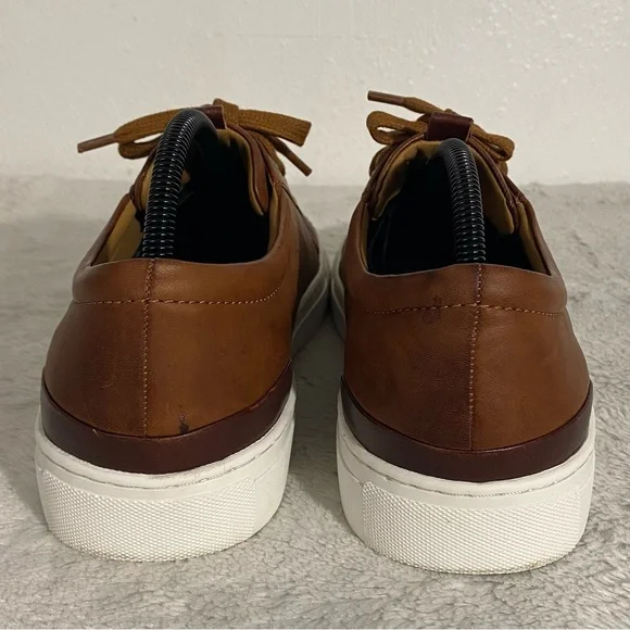 Johnston & Murphy Banks Lace to Toe Leather Sneakers Men’s Size 9.5M Brown - Picture 5 of 9